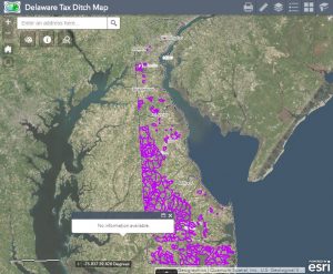 Delaware Tax Ditch Map